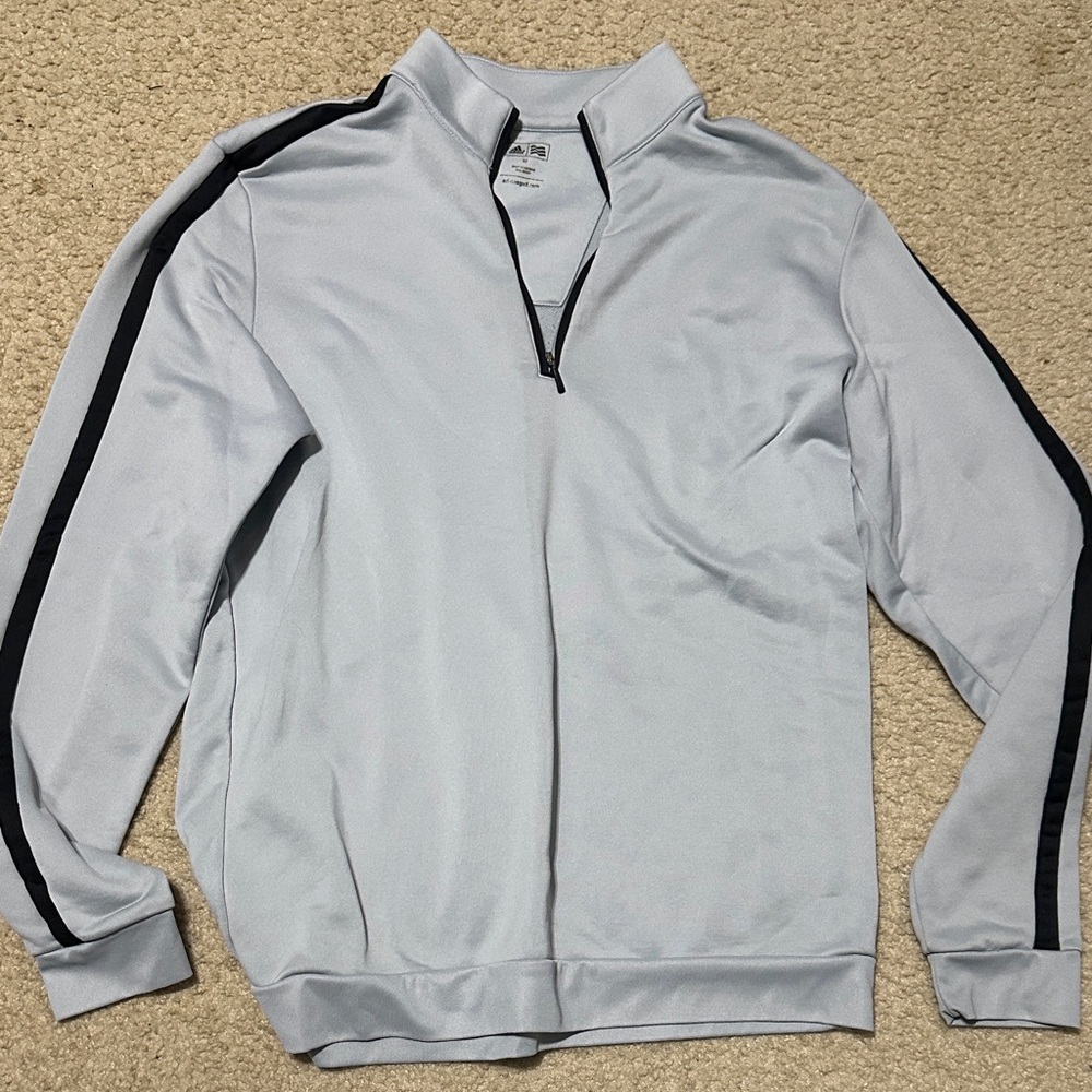 Adidas Light Gray Performance Jacket - image 1